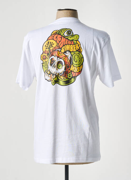 Tricou alb ELEMENT bărbat