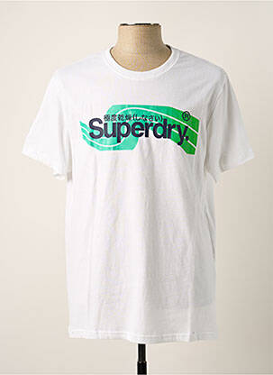 Tricou alb SUPERDRY bărbat