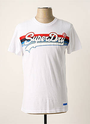 Tricou alb SUPERDRY bărbat