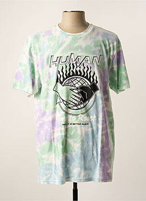 Tricou multicolor HUMAN WITH ATTITUDE bărbat