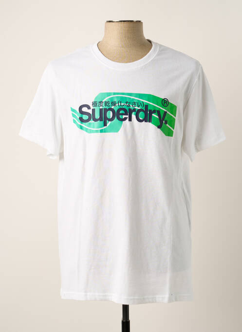 Tricou alb SUPERDRY bărbat