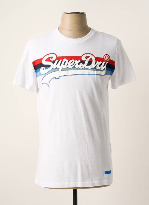 Tricou alb SUPERDRY bărbat