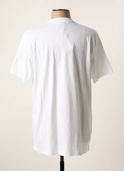 Tricou alb HUMAN WITH ATTITUDE bărbat