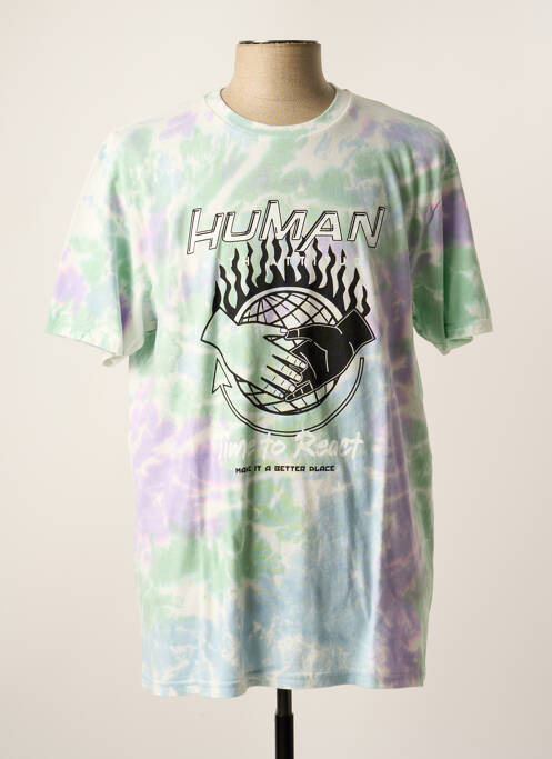 Tricou multicolor HUMAN WITH ATTITUDE bărbat