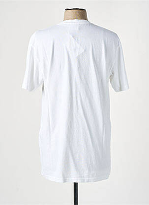 Tricou alb HUMAN WITH ATTITUDE bărbat