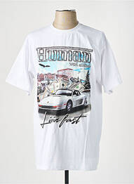 Tricou alb HUMAN WITH ATTITUDE homme