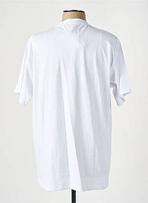 Tricou alb HUMAN WITH ATTITUDE bărbat