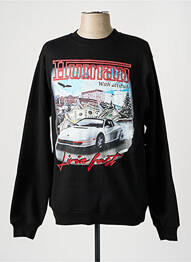 Hanorac negru HUMAN WITH ATTITUDE homme