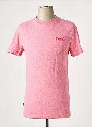 Tricou roz SUPERDRY bărbat