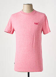 Tricou roz SUPERDRY homme