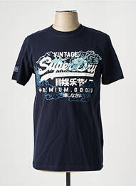 Tricou albastru SUPERDRY homme
