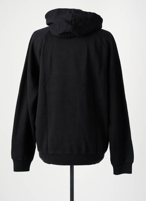 Hanorac negru HUMAN WITH ATTITUDE bărbat