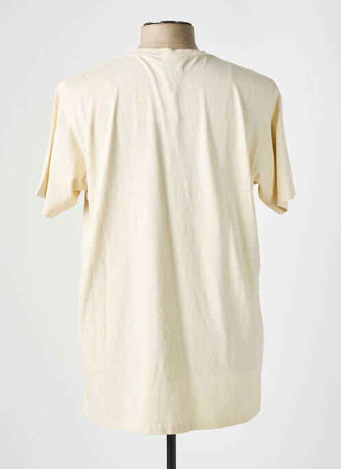 Tricou bej HUMAN WITH ATTITUDE bărbat