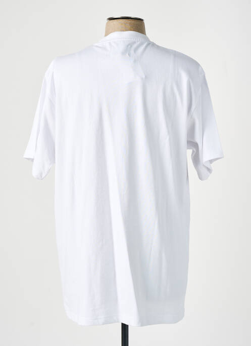 Tricou alb HUMAN WITH ATTITUDE bărbat