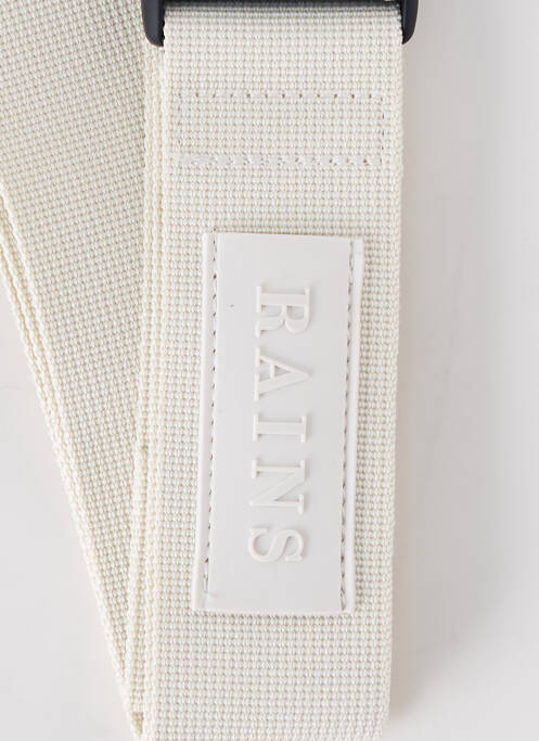 Curea alb RAINS bărbat