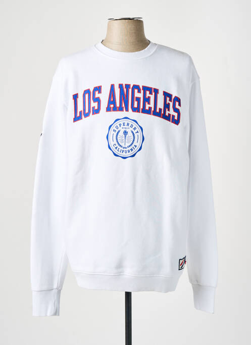 Hanorac alb SUPERDRY bărbat