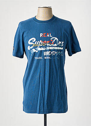 Tricou albastru SUPERDRY bărbat