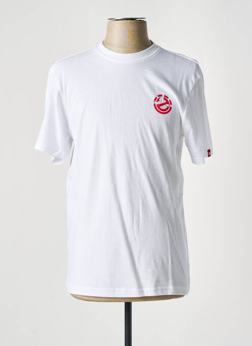 Tricou alb ELEMENT bărbat