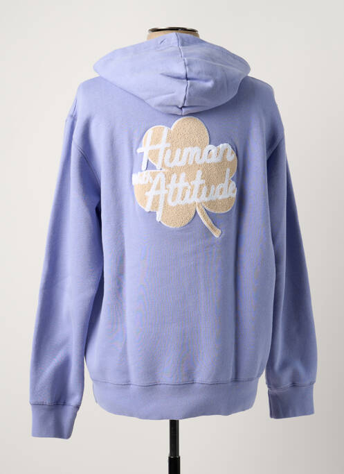 Hanorac violet HUMAN WITH ATTITUDE bărbat