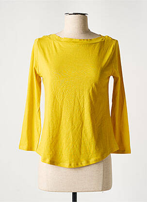Tricou galben MANGO femeie