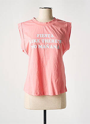 Tricou roz STIEN EDLUND femeie