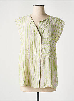 Bluză galben MANGO femeie