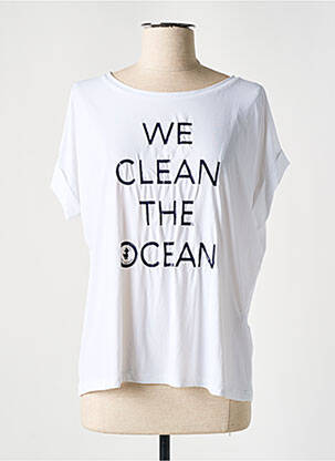 Tricou alb SAVE THE DUCK femeie