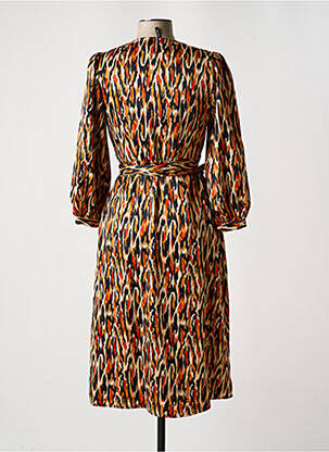 Rochie midi portocalie VERO MODA femeie