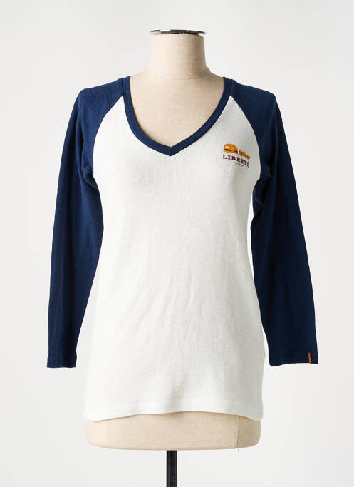 Tricou albastru LE FABULEUX MARCEL DE BRUXELLES femeie