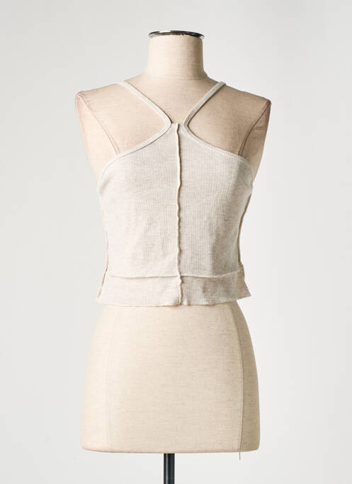 Top scurt bej TALLY WEIJL femeie