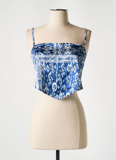 Top scurt albastru TALLY WEIJL femeie