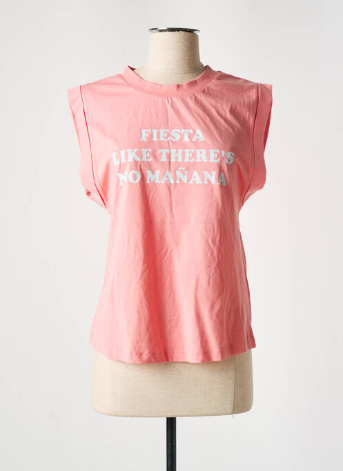 Tricou roz STIEN EDLUND femme