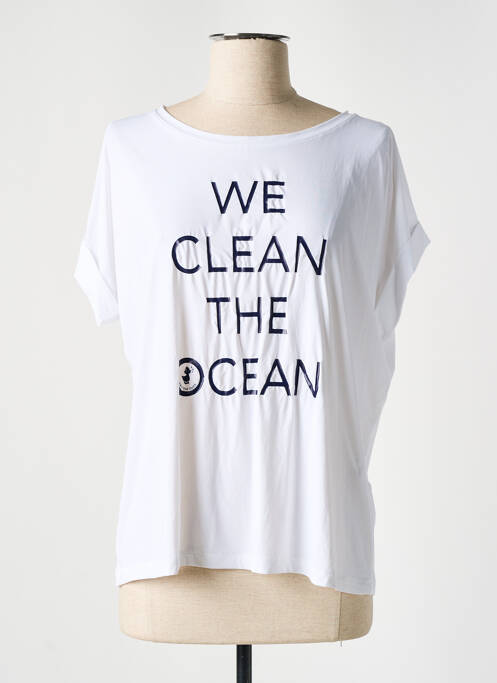 Tricou alb SAVE THE DUCK femeie