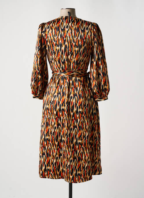 Rochie midi portocaliu VERO MODA femeie