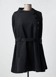 Palton lung negru PAUL BRIAL femme