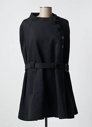 Palton lung negru PAUL BRIAL femme