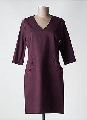Rochie midi violet PAUL BRIAL femeie