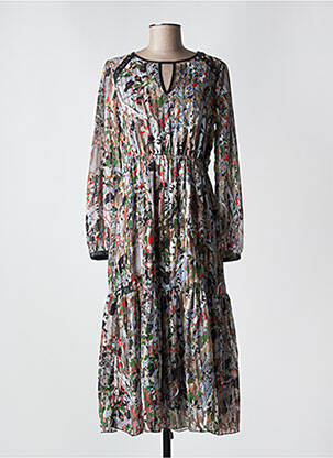 Rochie midi verde MALOKA femeie