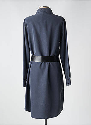 Rochie midi gri PAUL BRIAL femeie