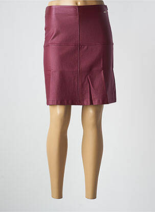 Fustă midi roz MALOKA femeie