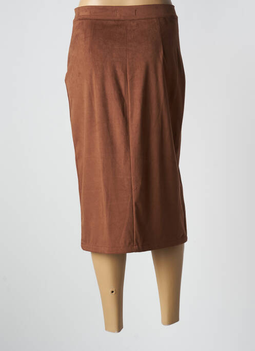 Fustă lungă maro PAUL BRIAL femeie