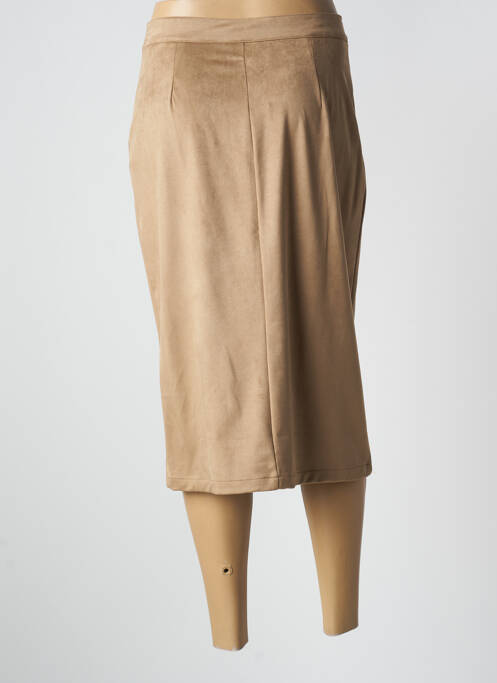 Fustă lungă maro PAUL BRIAL femeie