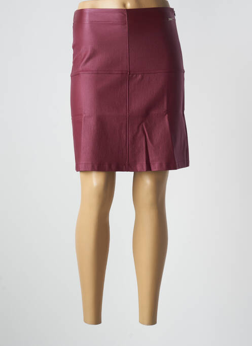 Fustă midi roz MALOKA femeie