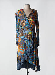 Rochie midi albastru PAUL BRIAL femme