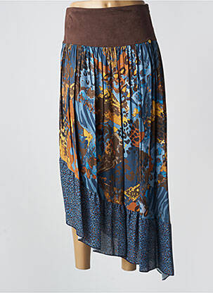 Fustă lungă albastru PAUL BRIAL femeie