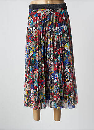 Fustă lungă roșu MALOKA femeie