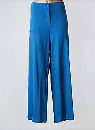 Pantalon larg albastru MALOKA femeie
