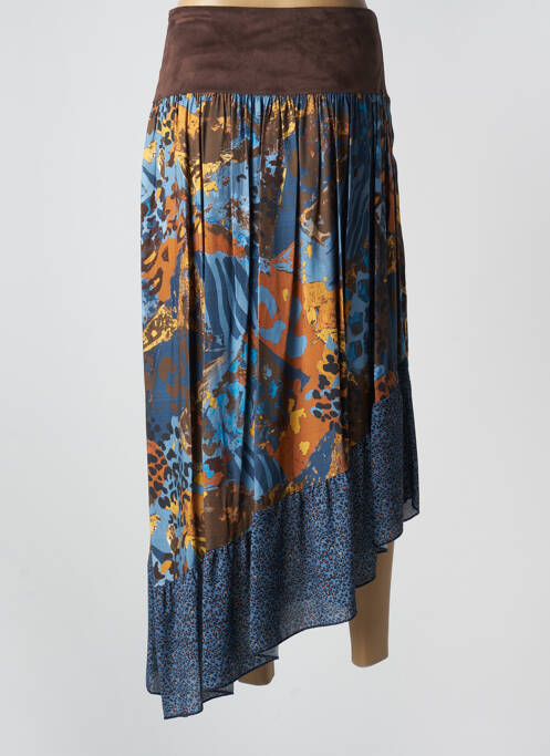 Fustă lungă albastru PAUL BRIAL femeie