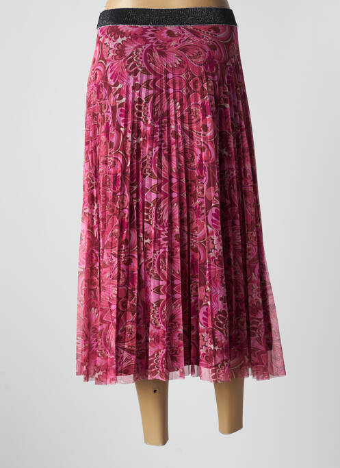 Fustă lungă roz MALOKA femeie