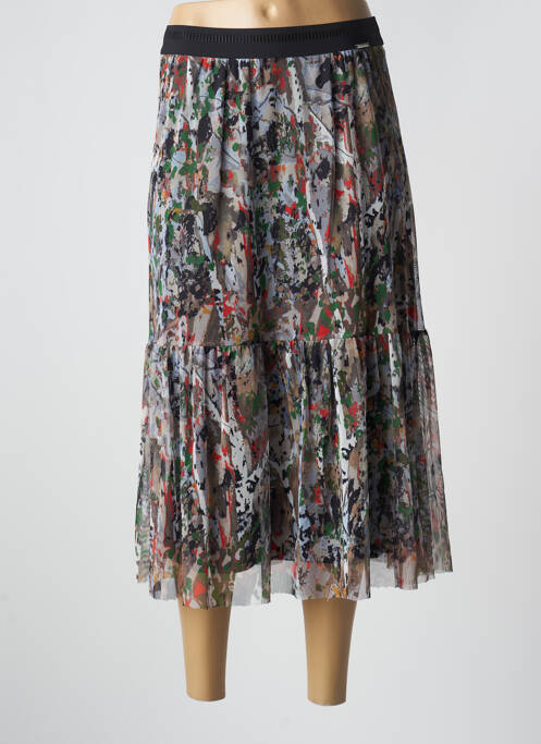 Fustă midi verde MALOKA femeie